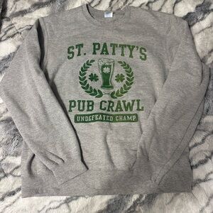 Gray St. Patty's Pub Crawl Sweater